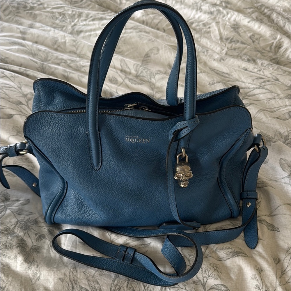 Alexander McQueen Pebbled Leather Handbag